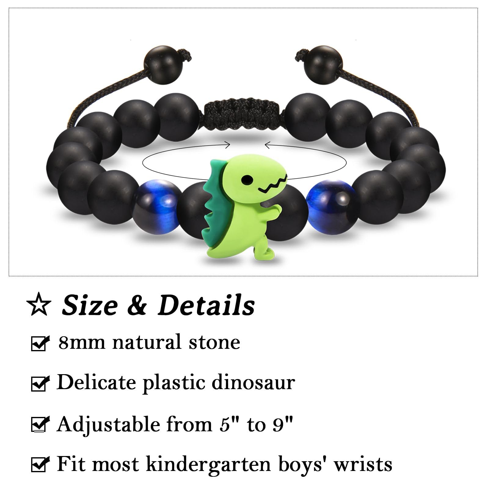 Leyung Bracelet for Kids - Birthday, Christmas, Valentine's Day, Easter, First Day of School & Graduation Gifts for Boys and Girls - Perfect for Preschool, Kindergarten & Special Occasions
