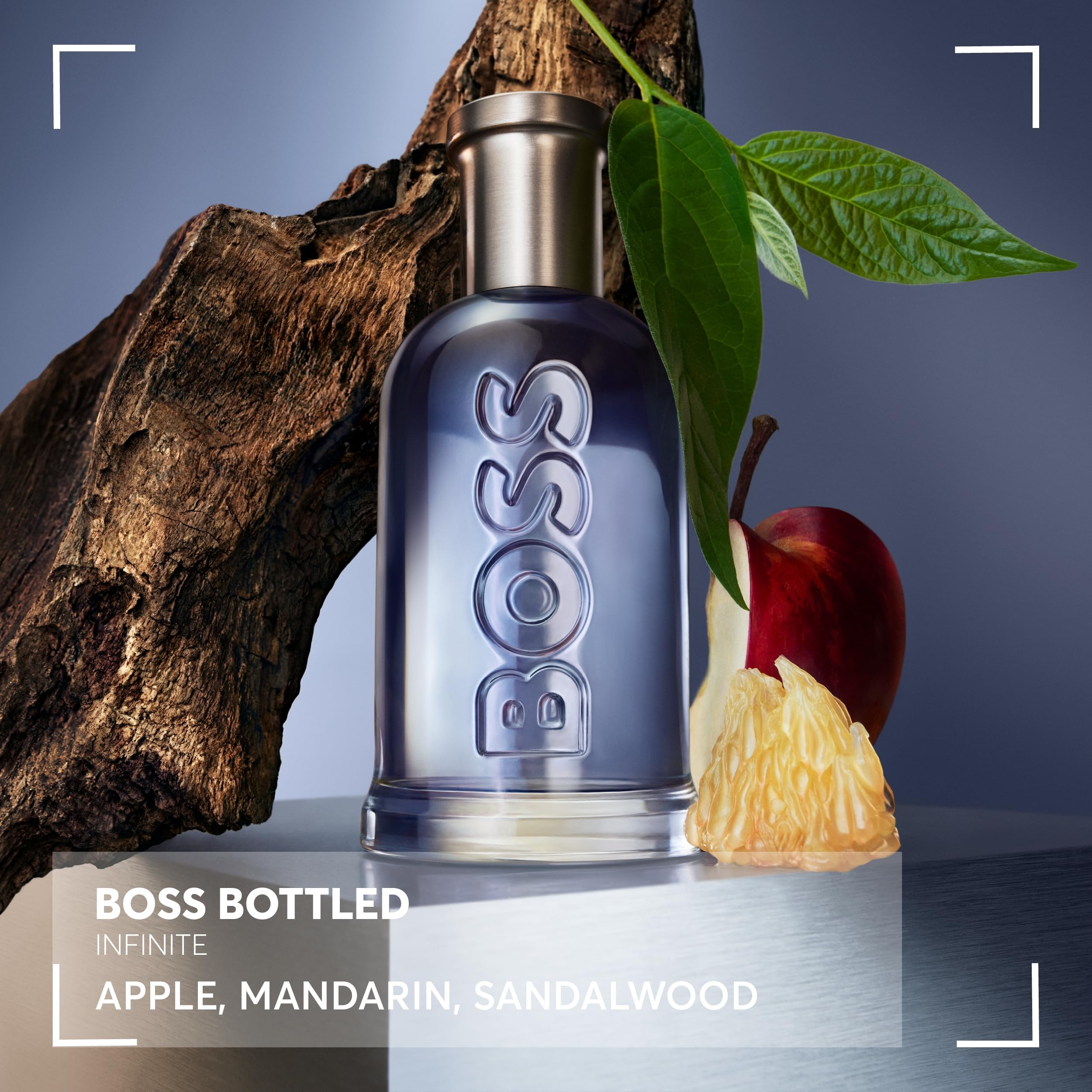 Hugo Boss Bottled Infinite Eau de Parfum for Men - Woody Cologne with Apple, Patchouli, Lavender & Sandalwood Notes - Long Lasting Fragrance - Perfect for Date Night, Office & Special Occasions