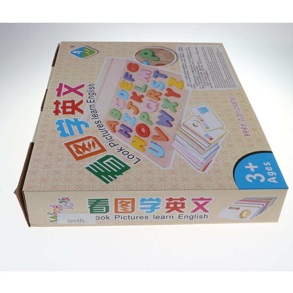 Enakshi Wooden Alphabet Puzzle Board - Uppercase Letters Learning Toy for Kids & Toddlers | Montessori Preschool Educational Toy, Handcrafted Wooden ABC Puzzle for Early Childhood Development - Perfect for Homeschooling, Classroom & Playroom Learning Activities