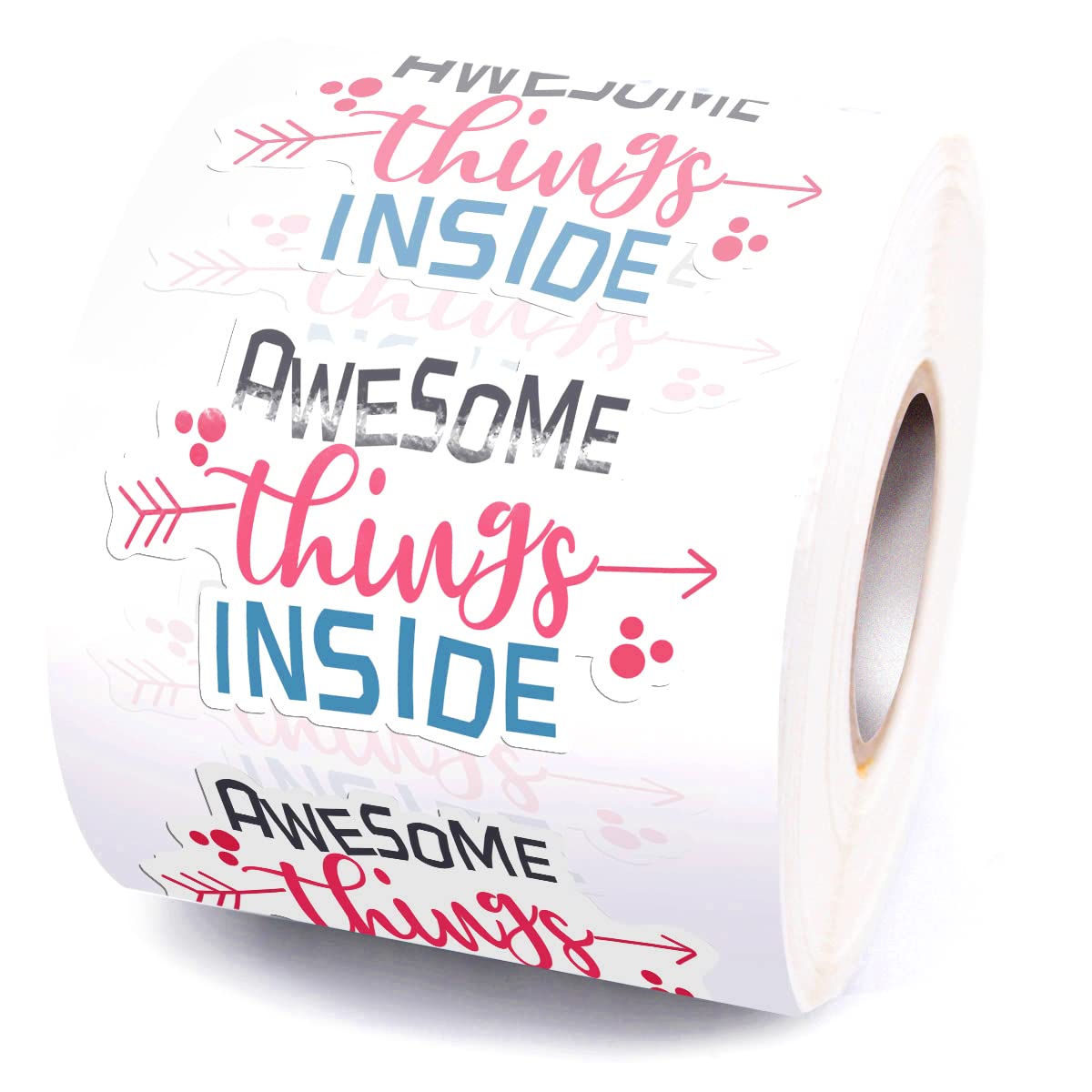 Wailozco Premium Thank You Stickers - Handmade Small Business Labels, 500 Envelope Stickers per Roll for Online Retailers & Handmade Goods | Perfect for Packaging, Branding & Customer Appreciation
