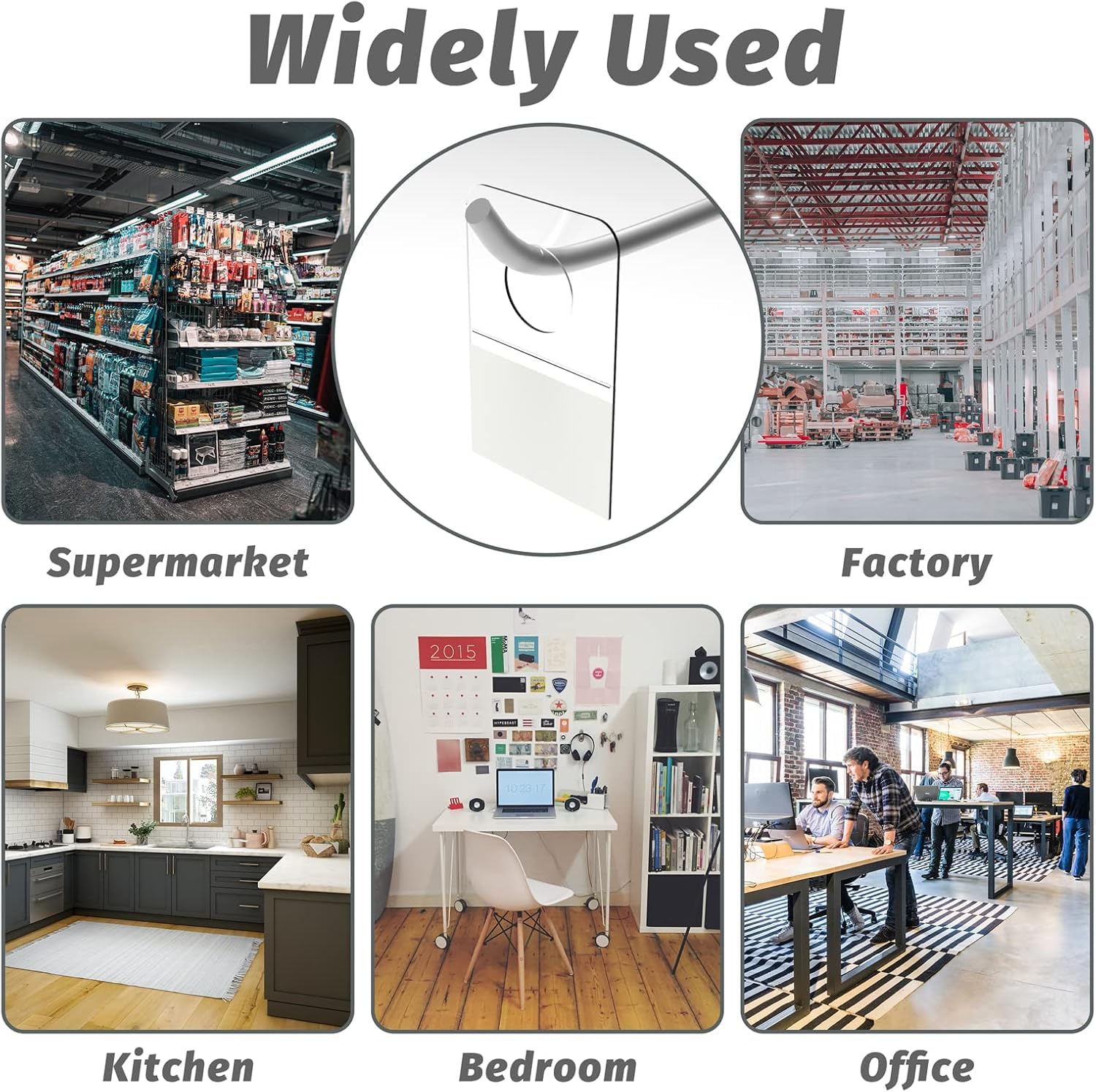 1000pcs Clear Self-Adhesive Plastic Hooks - Sticky Hanging Tabs with Round Holes for Retail Stores, Pegboard Organization & Home Use - Perfect for Displaying Merchandise, Organizing Tools & Hanging Decorations