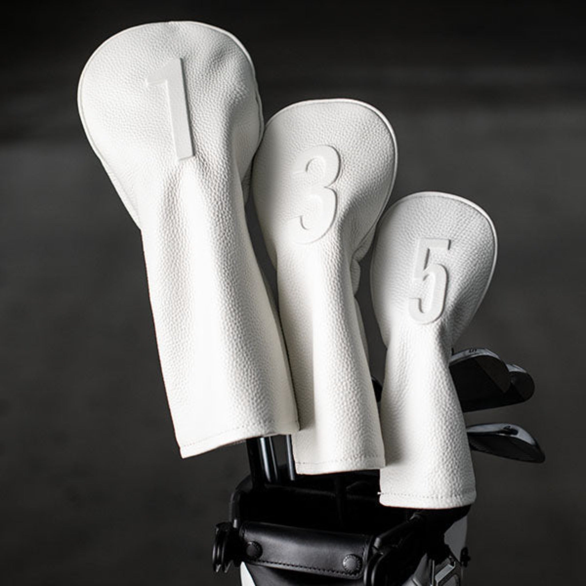Premium Luxe Embossed Golf Club Headcover - Stylish Protection for Drivers, Woods & Hybrids | Perfect for Golf Enthusiasts & Club Protection