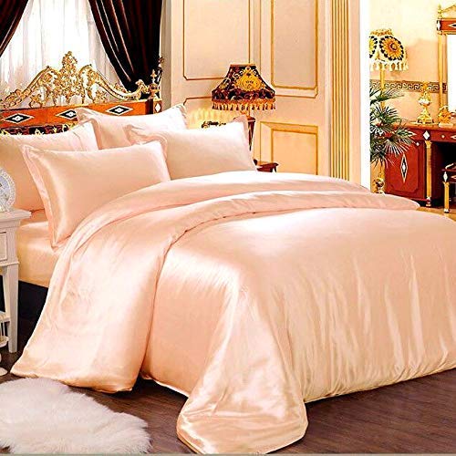 Luxury 7-Piece Silk Satin Bed Sheet Set - 18