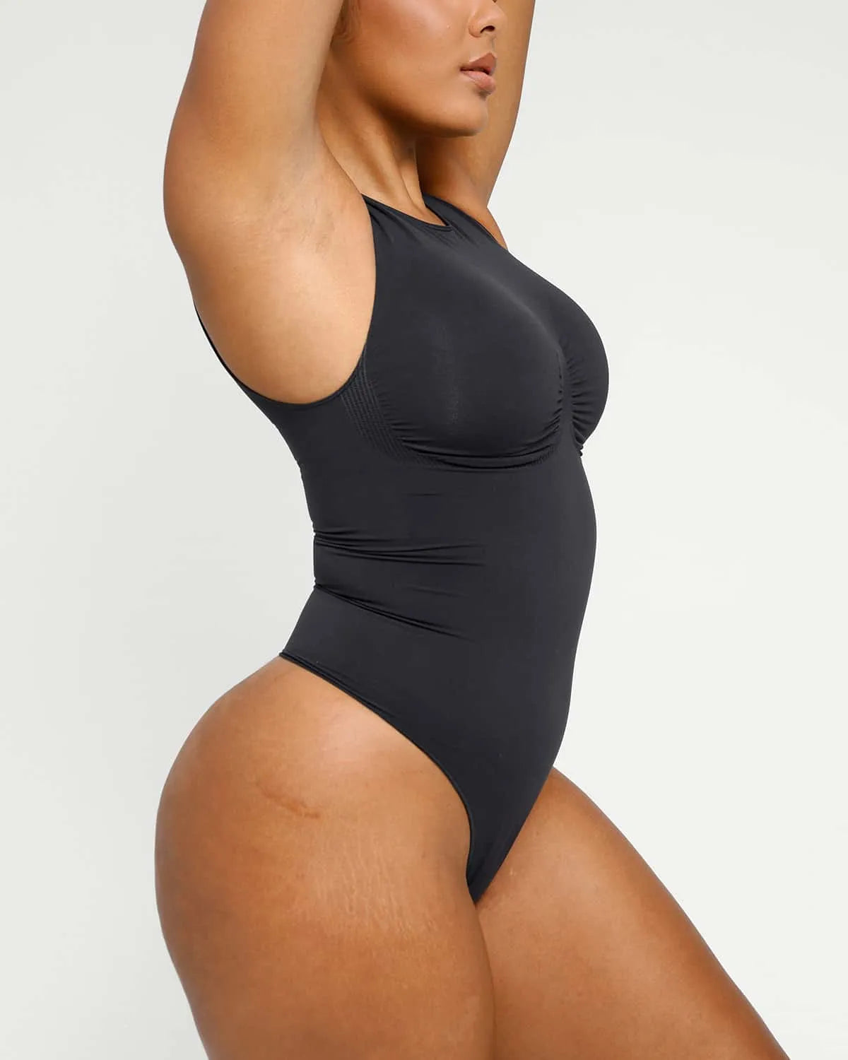 2.0 High Neck Thong Bodysuit for Women - Sexy Lingerie Bodysuit with Adjustable Straps - Perfect for Date Night, Boudoir Photography & Special Occasions
