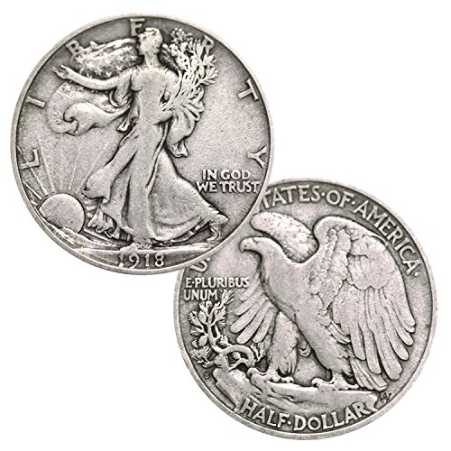 Walking Liberty Half Dollar XF/VF 90% Silver Coin - Extra Fine to Very Fine Condition | Rare Collectible for Coin Enthusiasts & Investment