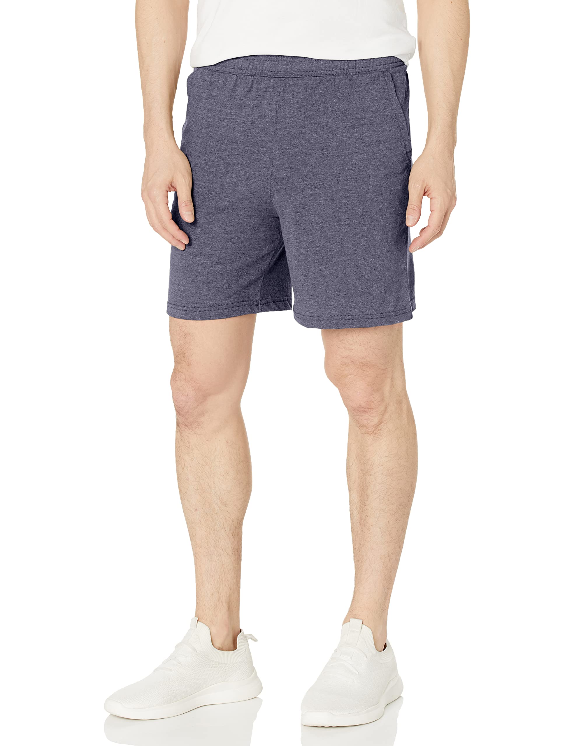 Hanes Men's Originals Pull-On Jersey Shorts - Lightweight Tri-Blend Comfort Shorts with Pockets for Casual Wear, Gym, and Lounge | Breathable & Soft Fabric for Everyday Use