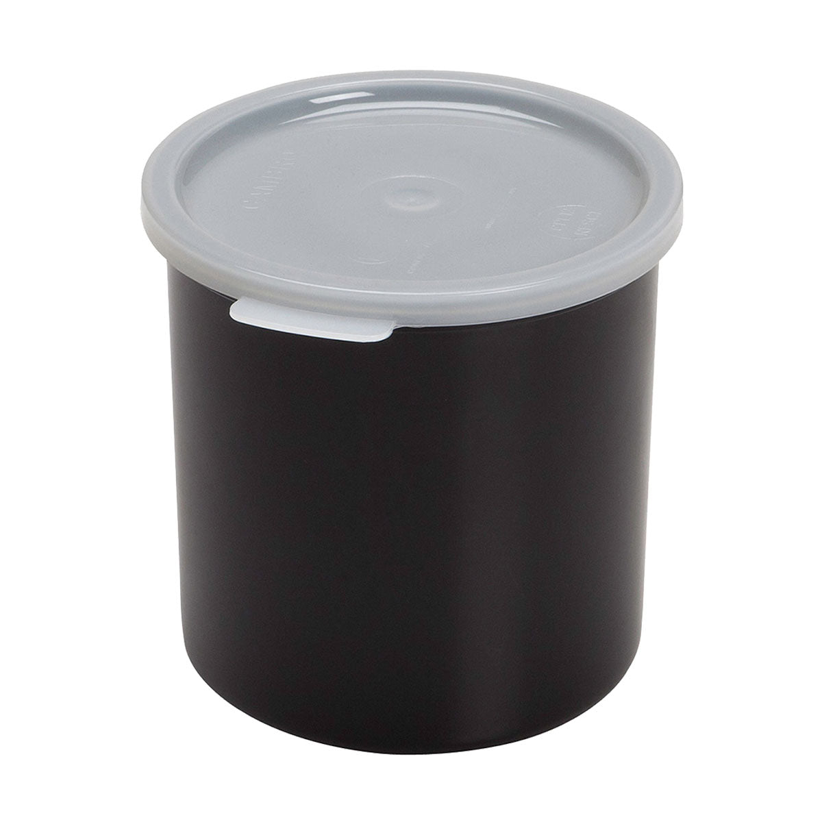 Cambro CP12110 1.2 Quart Black Food Storage Container with Lid - Ideal for Meal Prep, Restaurant Use & Catering Services