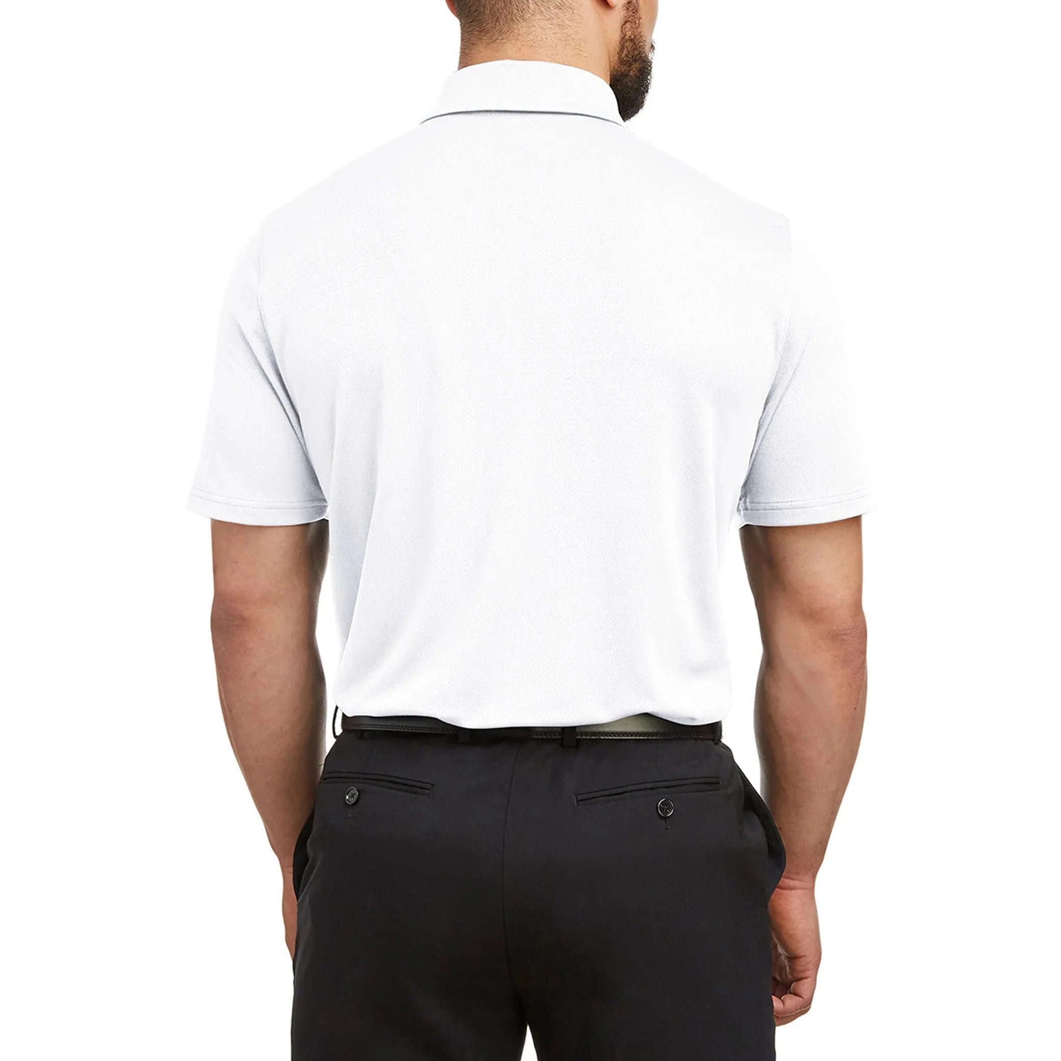AKRU 50th Anniversary Tech Polo Shirt for Men - Moisture-Wicking, Breathable Performance Golf & Business Casual Wear