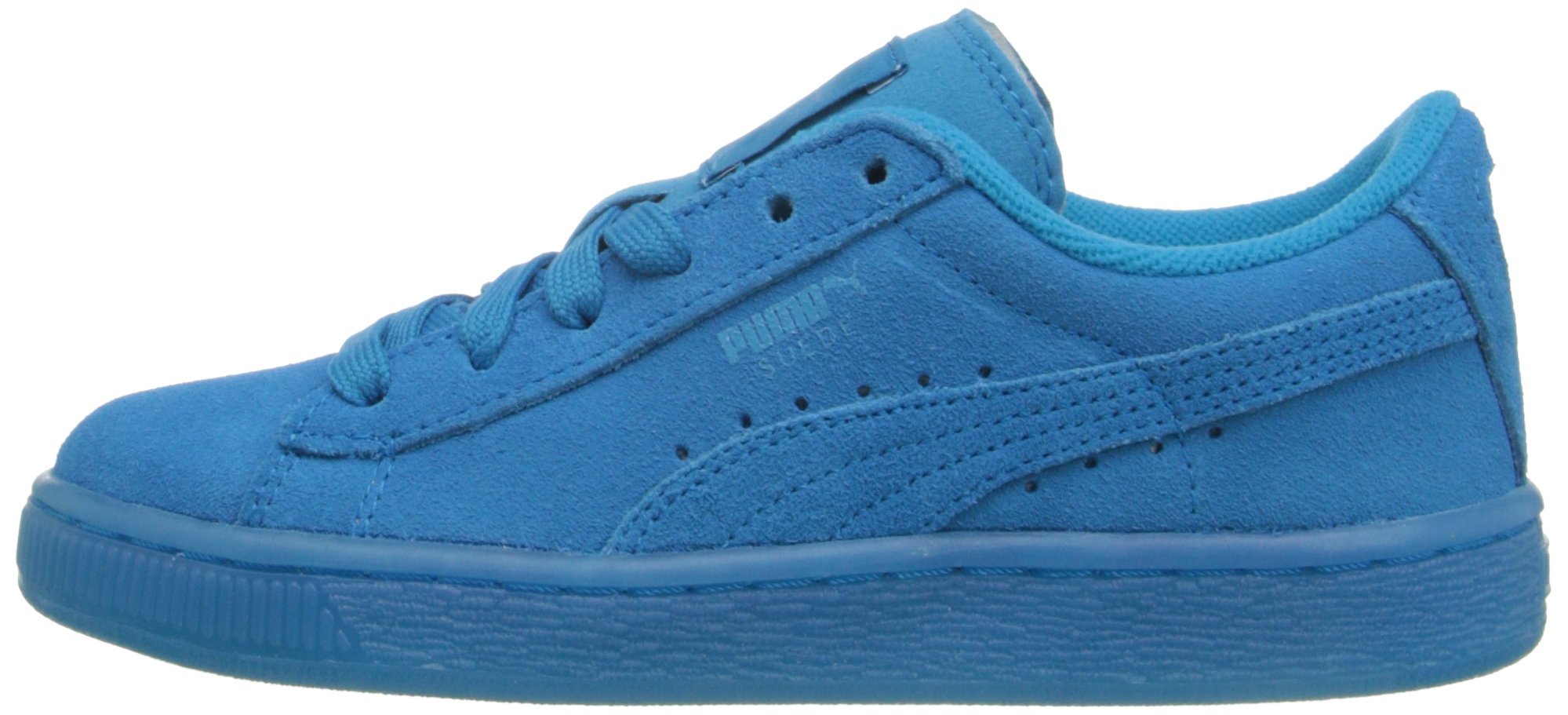 PUMA Suede JR Classic Sneakers for Kids - Atomic Blue | Size 7 M US Big Kid | Comfortable & Durable School Shoes for Boys & Girls | Perfect for Playground, School & Everyday Wear