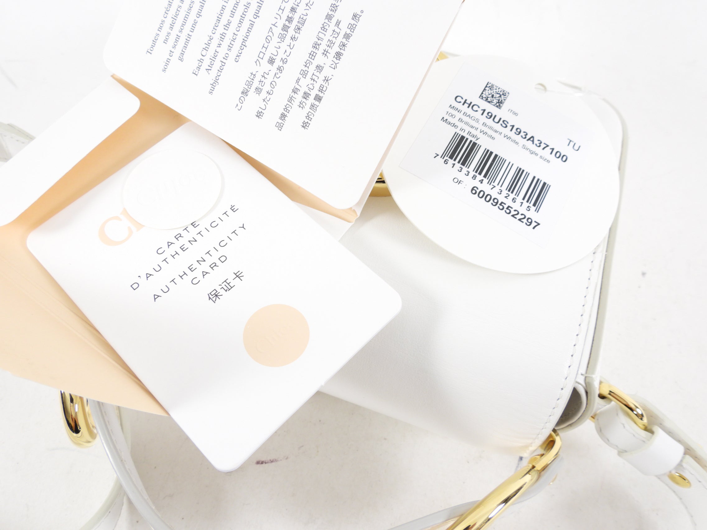 Chloe Mini C Crossbody Bag for Women - Small White Leather Shoulder Purse - Perfect for Everyday Use, Travel & Date Nights