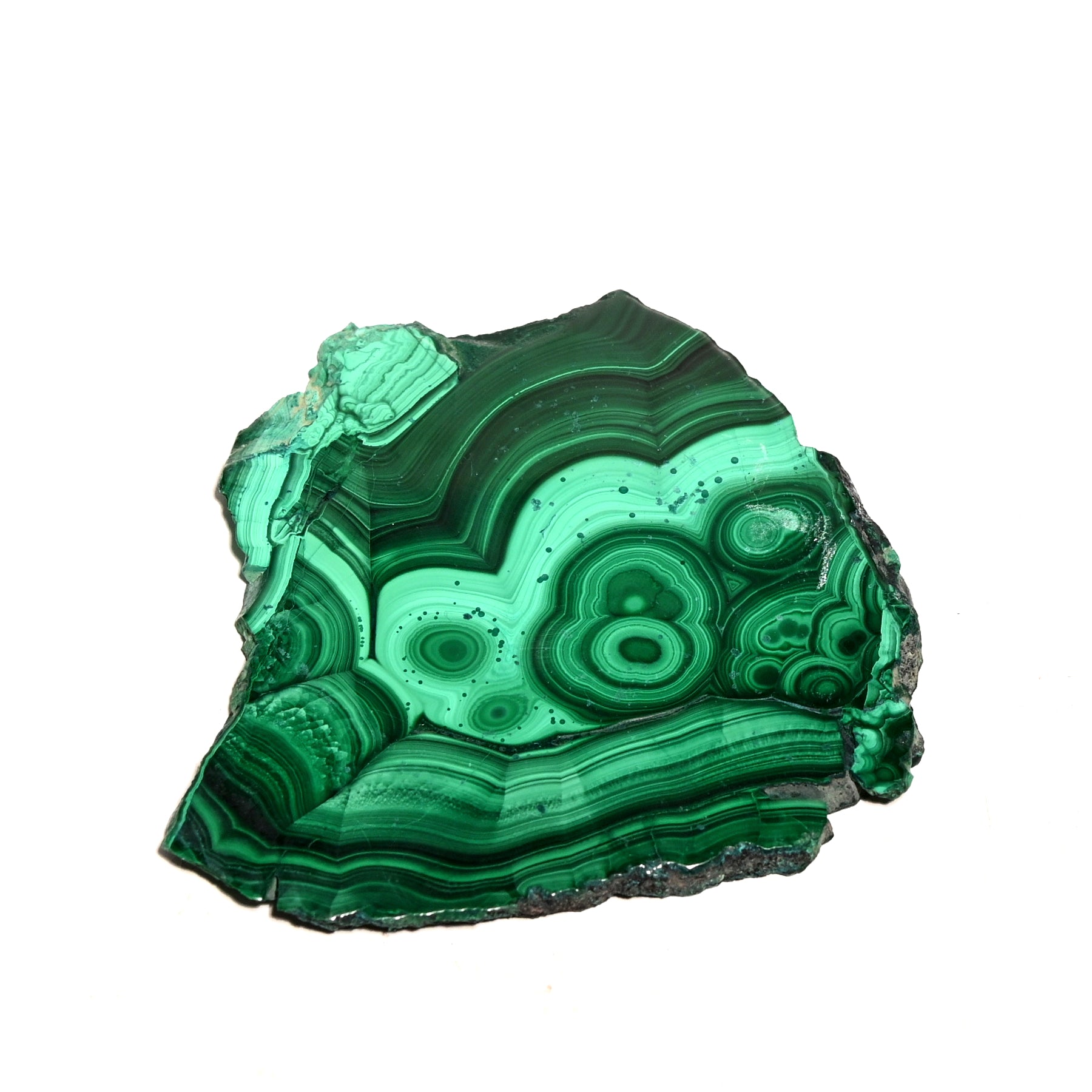 Natural Malachite Slab - Premium Polished Green Stone for Jewelry Making, Home Decor & Crystal Healing | Perfect for DIY Crafts, Meditation & Gifts