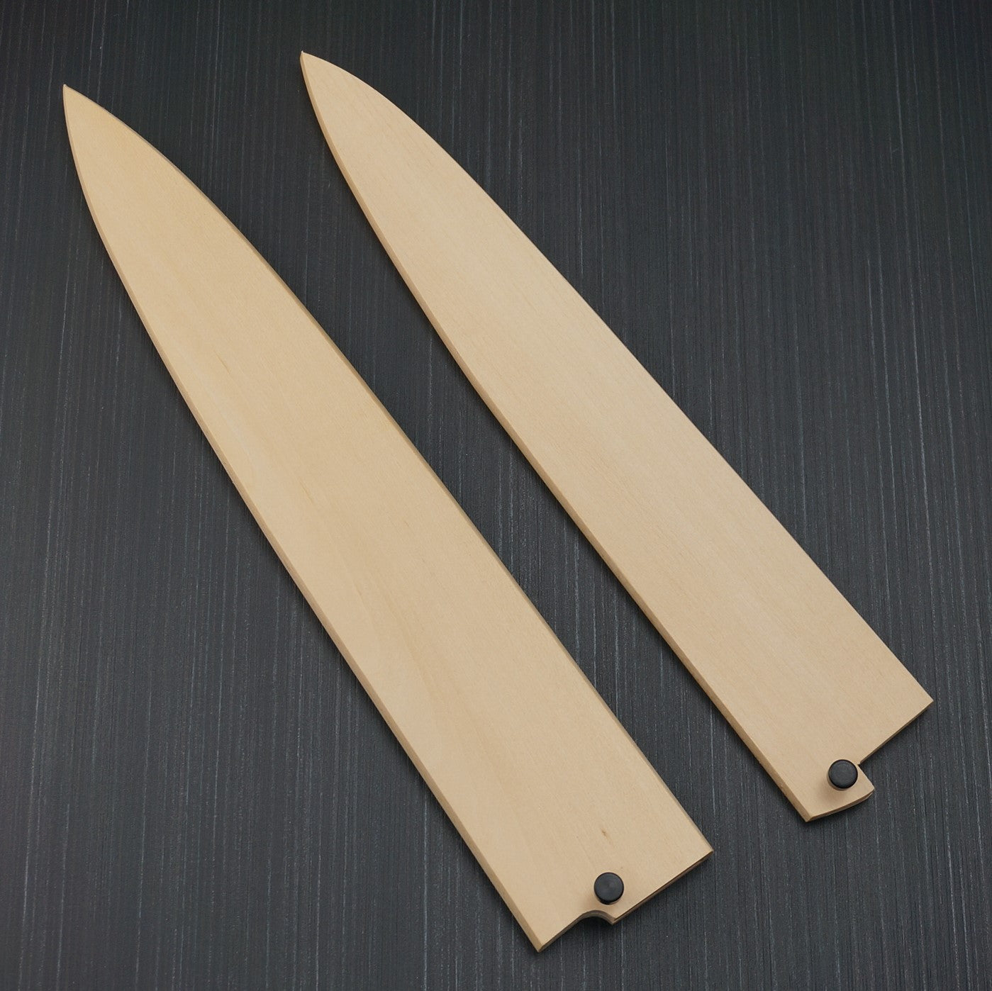 Premium SAYA Ebony Wood Knife Sheath for 240mm & 270mm Sujihiki, Fillet, and Carving Knives - Perfect for Professional Chefs & Home Cooking Knife Storage