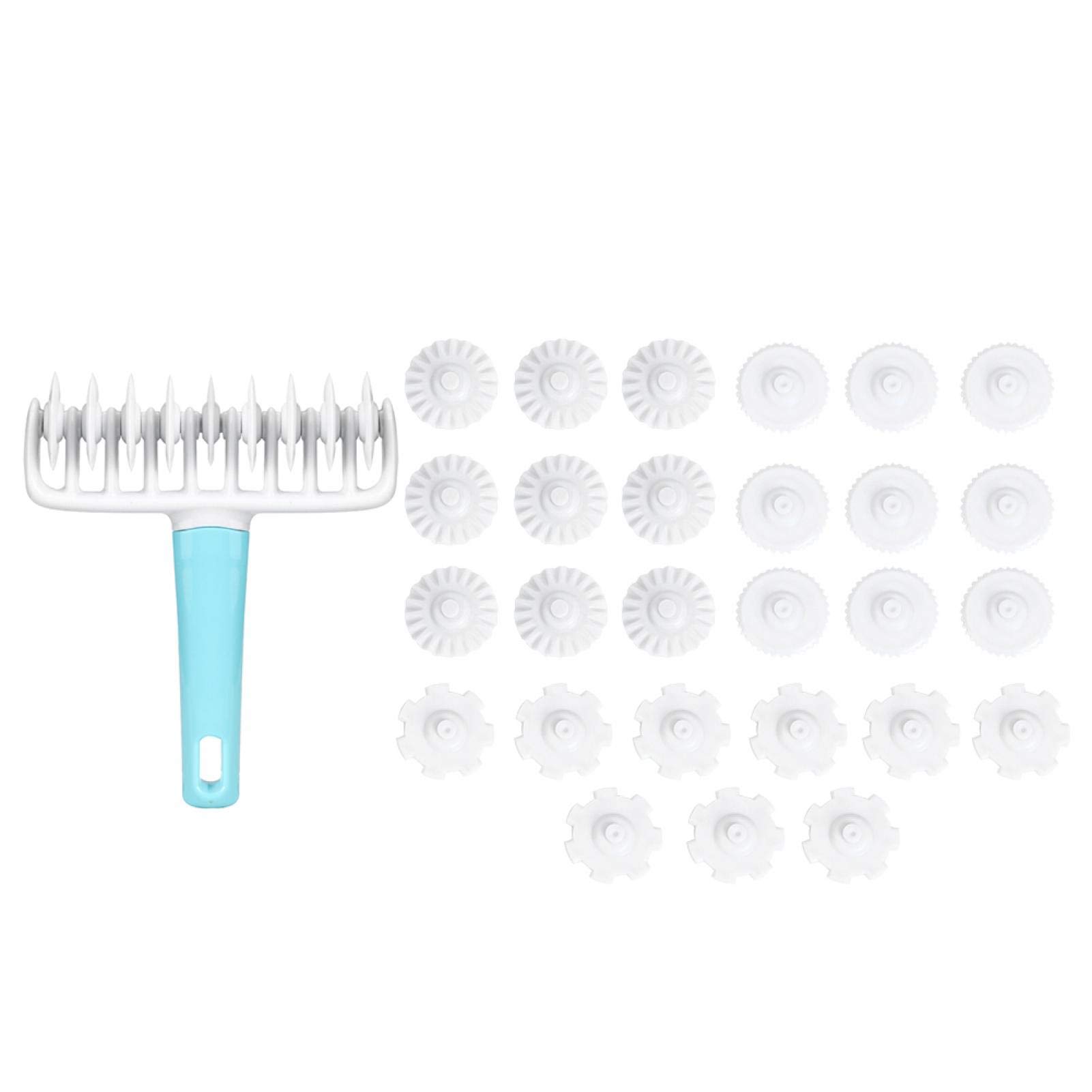37-Piece Wheel Roller Pastry Mould Set - Professional Baking Tools for Dough Craft, Pie Crust & Lattice Cutting - Time-Saving Kitchen Essentials for Home Bakers | Perfect for Holiday Pies, Tarts & Homemade Pastries