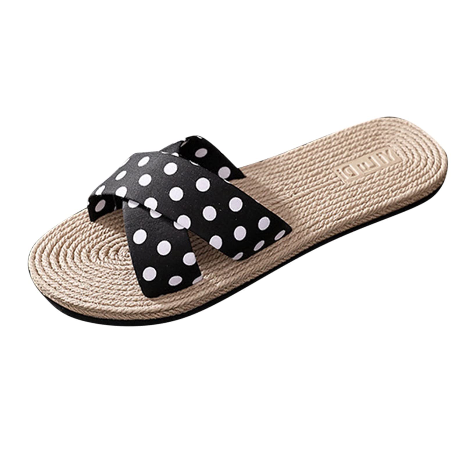 Women's Casual Flat Beach Slippers for Spring & Summer - Comfortable Seaside Sandals with Cat Design | Perfect for Vacation, Poolside, and Home Relaxation