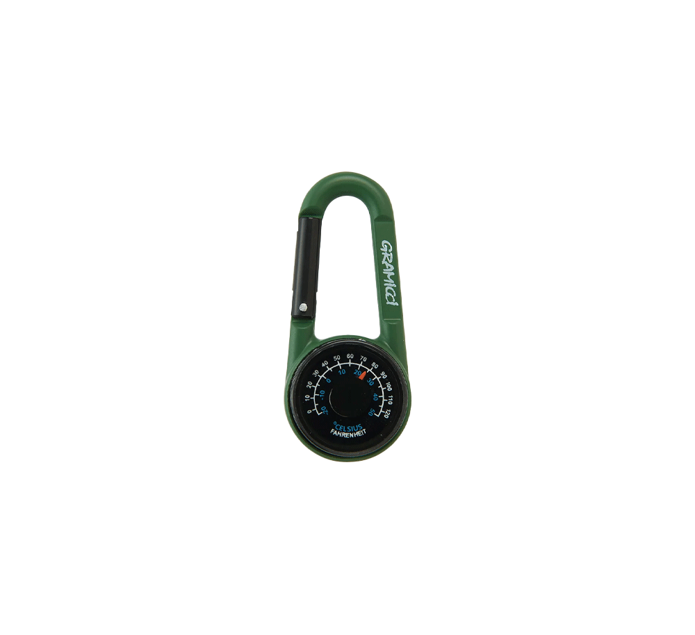 Premium Carabiner Compass - Waterproof Hiking Clip-On Compass for Outdoor Adventures, Camping & Backpacking