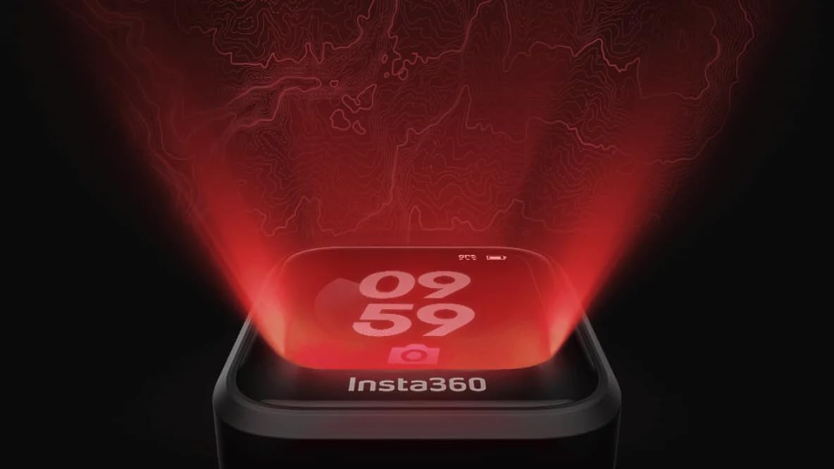 Insta360 GPS Preview Remote - Compatible with Insta360 X4, ACE & ACE PRO Cameras | CINSAAV/A-ALT1 | Perfect for Vlogging, Travel & Action Sports Recording