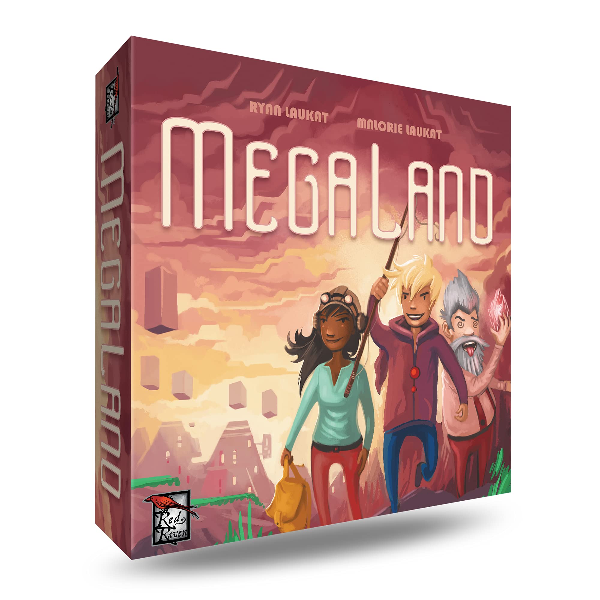 Red Raven Games Megaland - Award-Winning Family Board Game for Kids & Adults | Fun Strategy Game for Game Nights & Parties