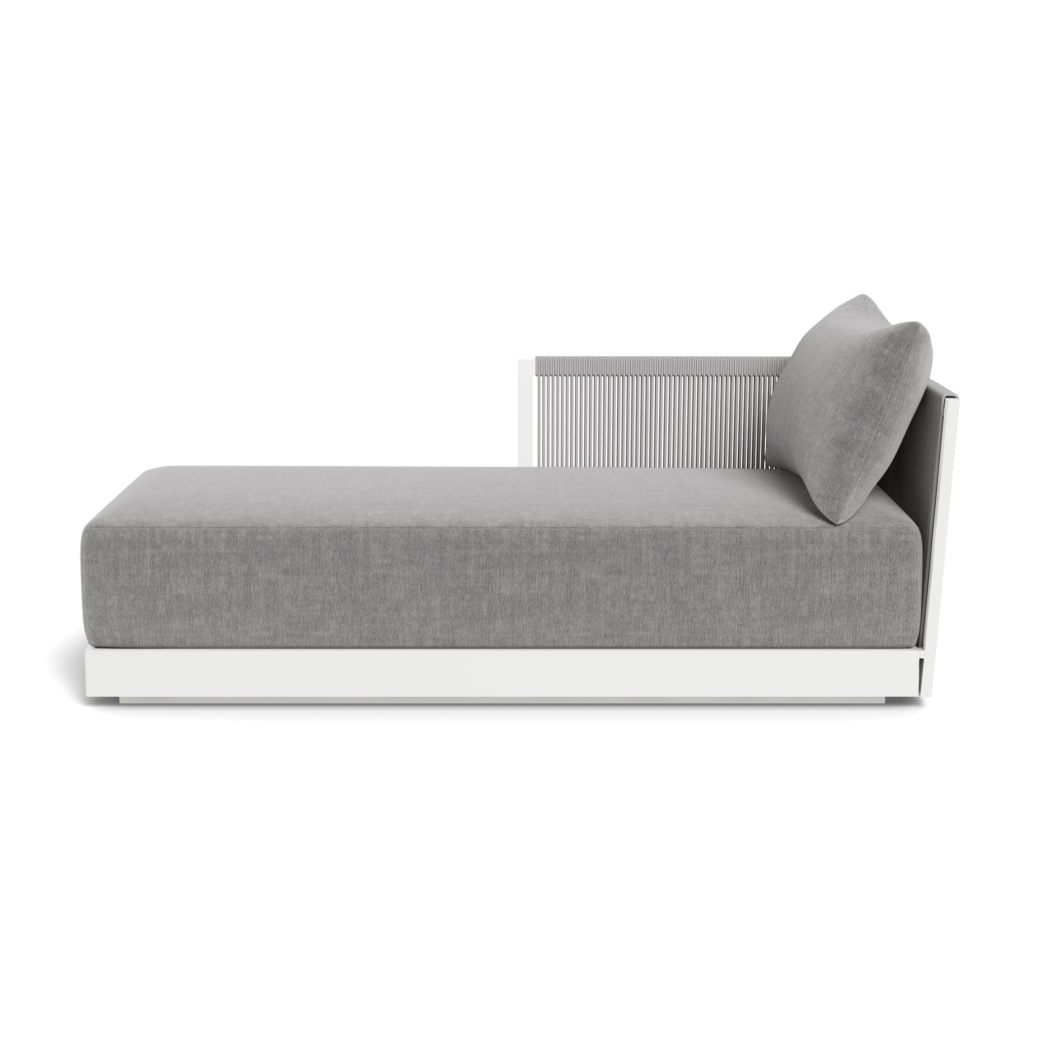 Antigua Chaise Lounge Left - Modern Outdoor Patio Furniture for Relaxing in Your Garden or Poolside