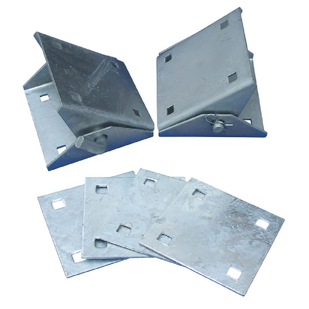 Howell Dock Hardware Stationary Side Leg Holder - Heavy Duty Marine Boat Dock Accessories for Secure Mooring & Docking (Perfect for Piers, Marinas & Waterfront Properties)