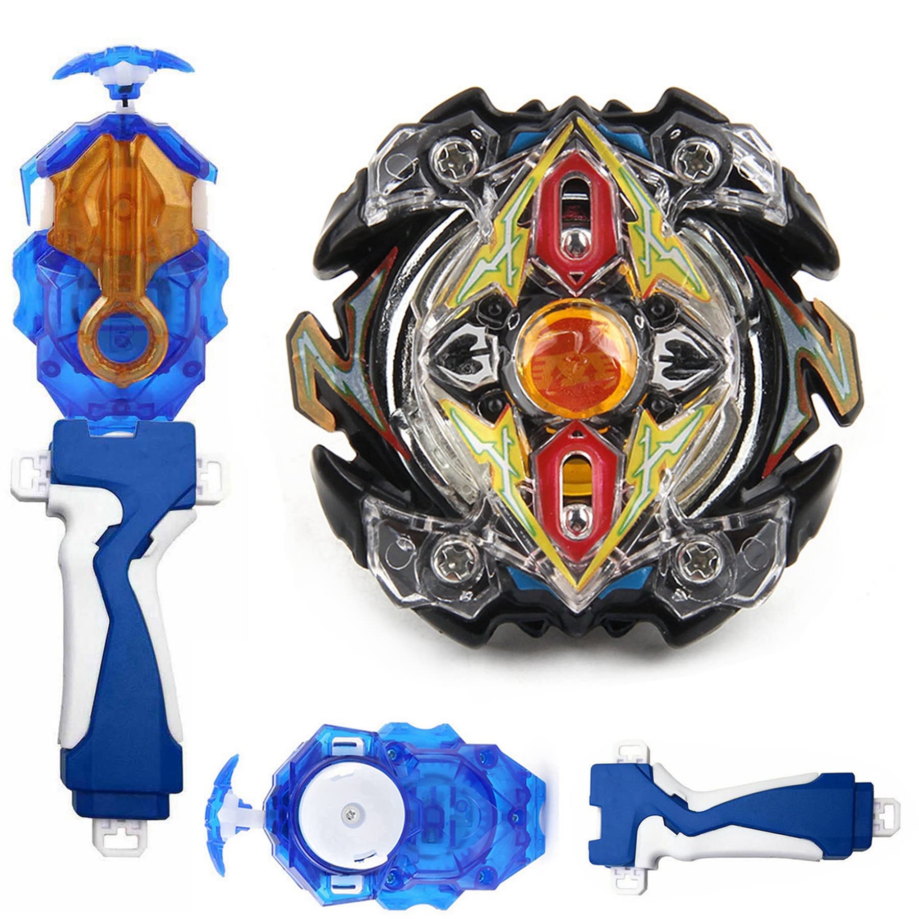 Beyblade Burst Evolution Turbo Starter B-59 Zillion Zeus Spinning Top Battle Toy with Launcher - Left & Right Spin DB Layer System Set for Kids & Collectors - Perfect for Competitive Play & Tournaments