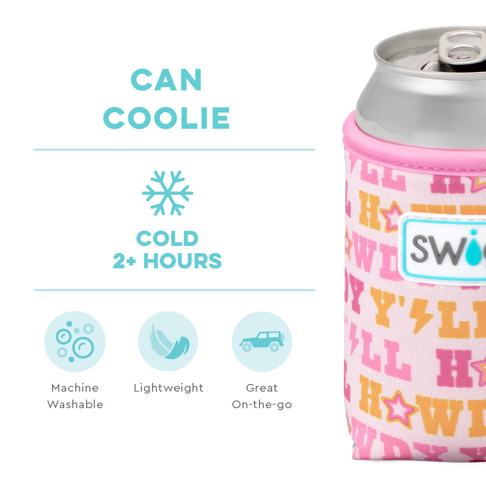 Howdy Y'all Can Coolie - Insulated Beer Can Cooler for Outdoor Parties, Camping & BBQs - Keeps Drinks Cold for Hours - Perfect for Tailgating, Beach Days & Summer Gatherings