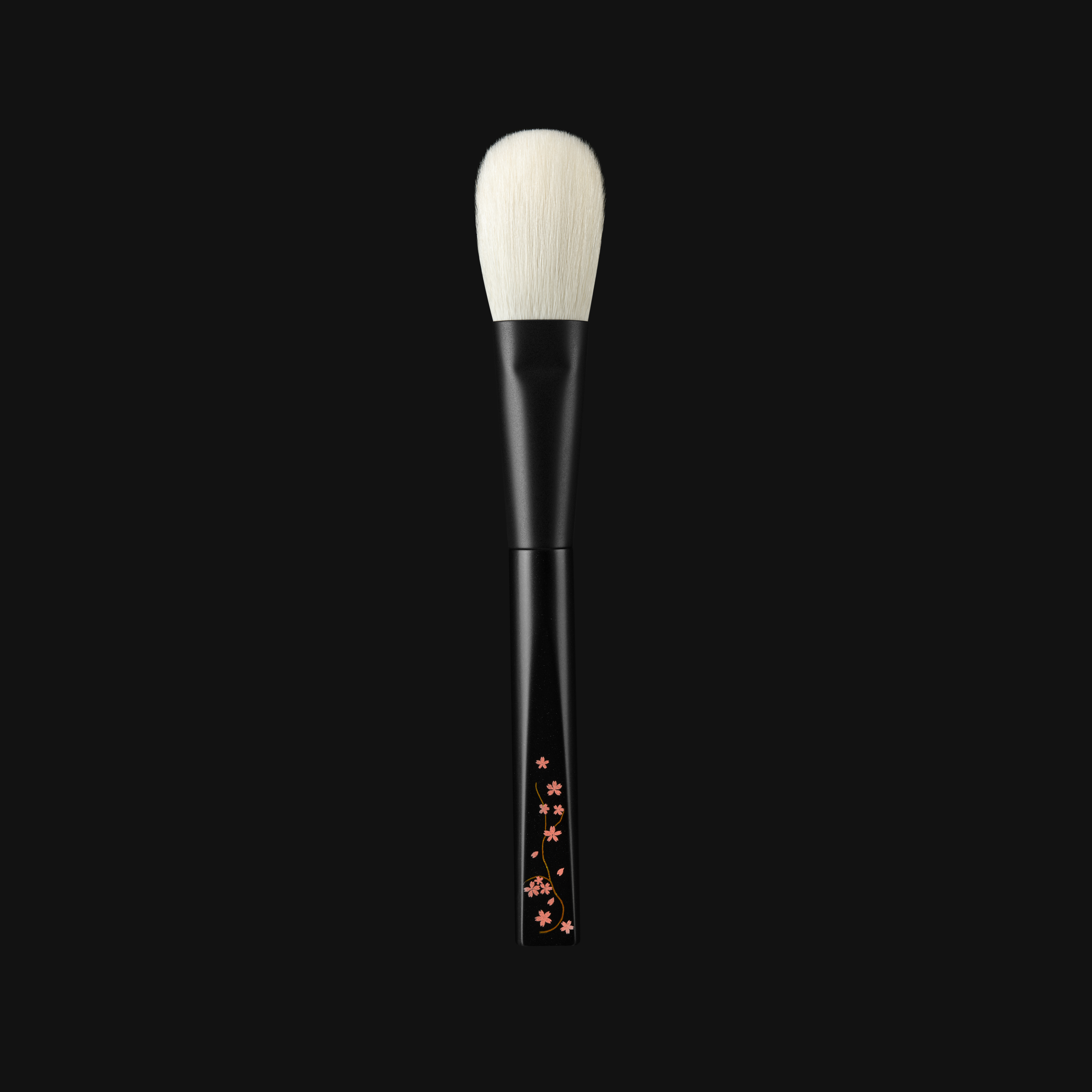 Premium Small Batch Saibikoho Cheek Brush - Natural Japanese Goat Hair Makeup Brush for Blush & Highlighter - Perfect for Everyday Makeup & Professional Use