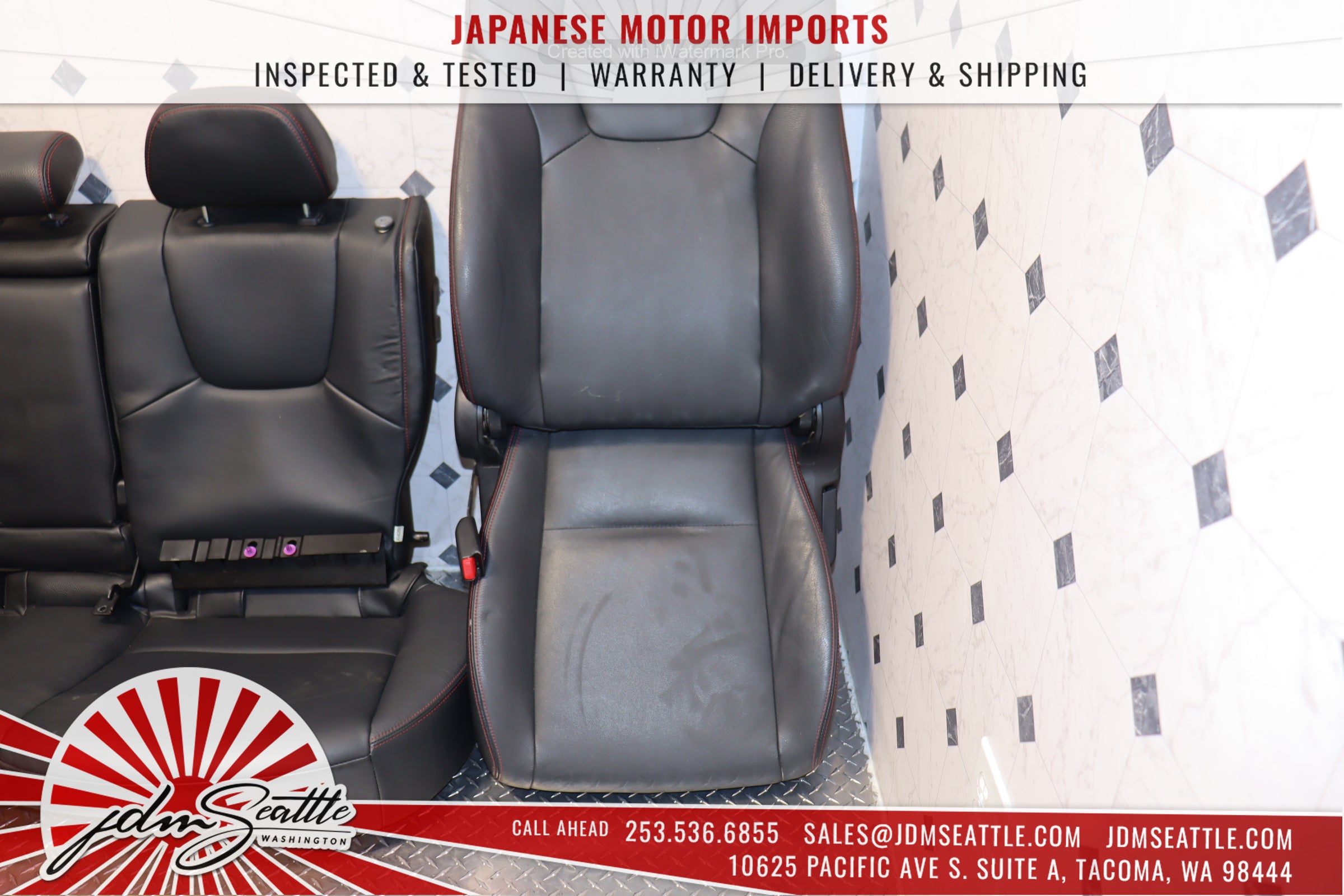 2008-2014 Subaru WRX STI OEM Version 10 Sedan Front & Rear Seat Set - Perfect for JDM Enthusiasts & Car Restoration Projects