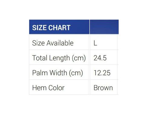 Premium Cowhide Grain Leather Work & Safety Gloves - 1 Pair, Size Large - Durable Driving & Construction Gloves for Men & Women