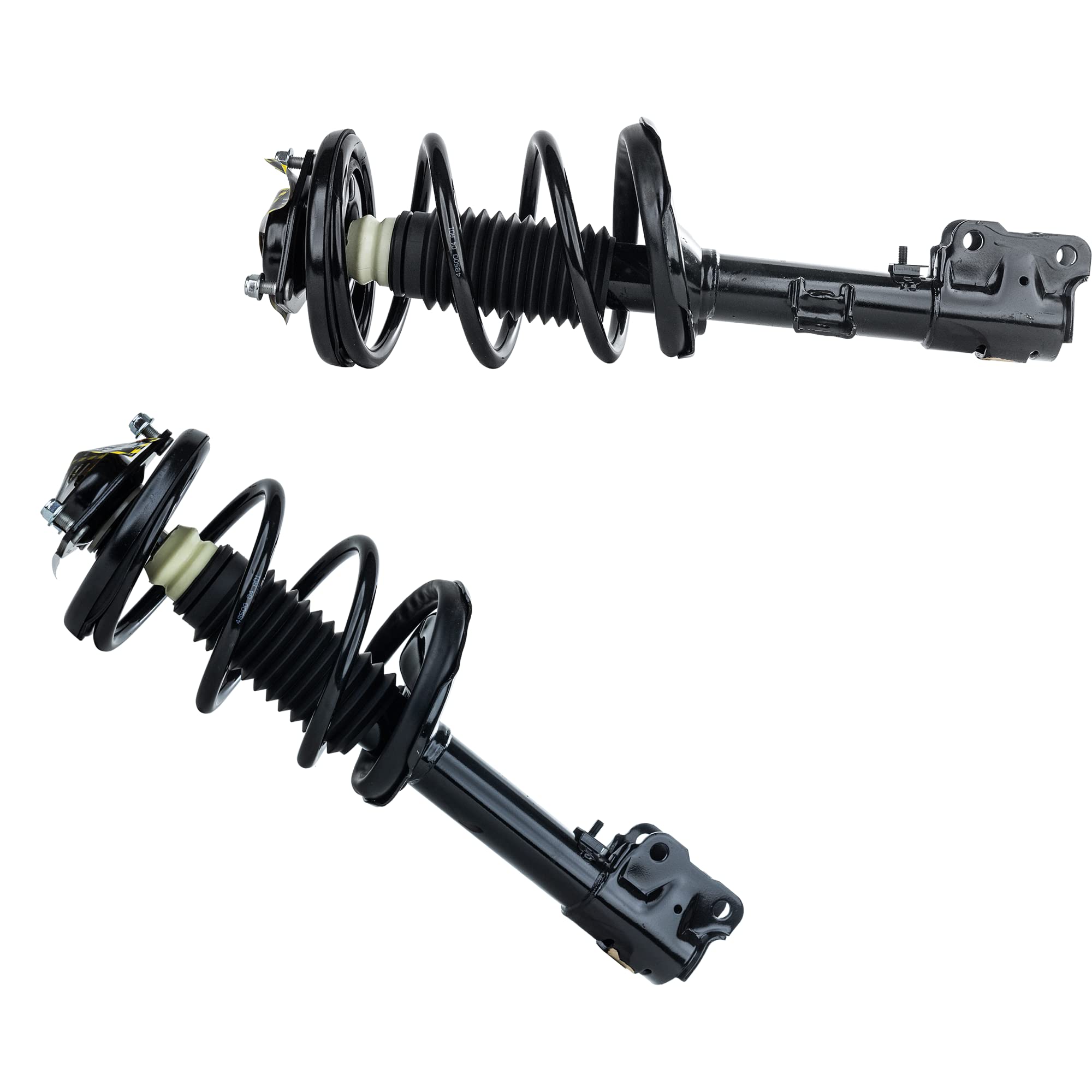 Garage-Pro 2-Piece Complete Front Shock Strut & Coil Spring Assembly Replacement for 2008-2011 Mitsubishi Outlander (Driver & Passenger Side, 3rd Row Seating) - Smooth Ride & Enhanced Stability for City Driving & Off-Road Adventures
