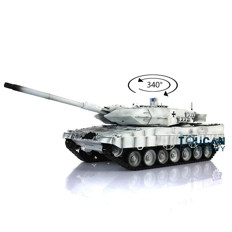 2.4GHz Remote Control RC Tank - Heng Long 1/16 Scale Leopard 2A6 with TK7.0 Main Board | Ready-to-Run BB Shooting, Rotating Turret | Battle Simulation & Outdoor Play for Adults & Kids