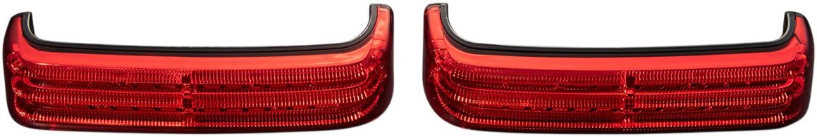 Custom Dynamics PB-SB-HD-BR Probeam Saddlebag Lights - Black/Red Lens for Harley Davidson Motorcycles | Waterproof LED Turn Signals & Brake Lights for Enhanced Safety on Night Rides