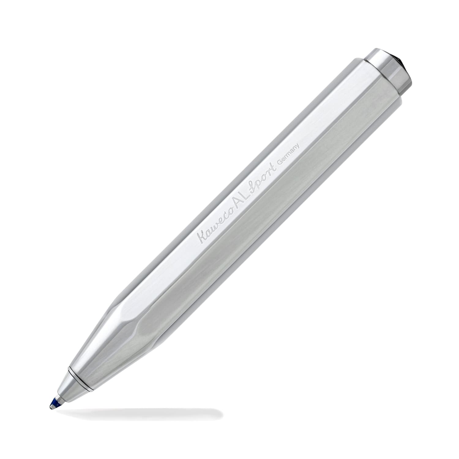 Kaweco AL Sport Ballpoint Pen - Raw Aluminum Finish | Premium Lightweight Aluminum Pen for Everyday Carry, Office & Travel Writing