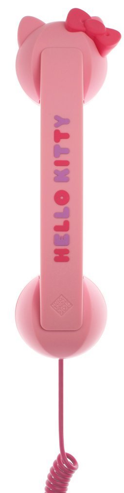 Native Union Retro Handset Phone - Hello Kitty Pink (POP-PNK-HKY-ST) - Vintage Style Corded Telephone for Home & Office Decor