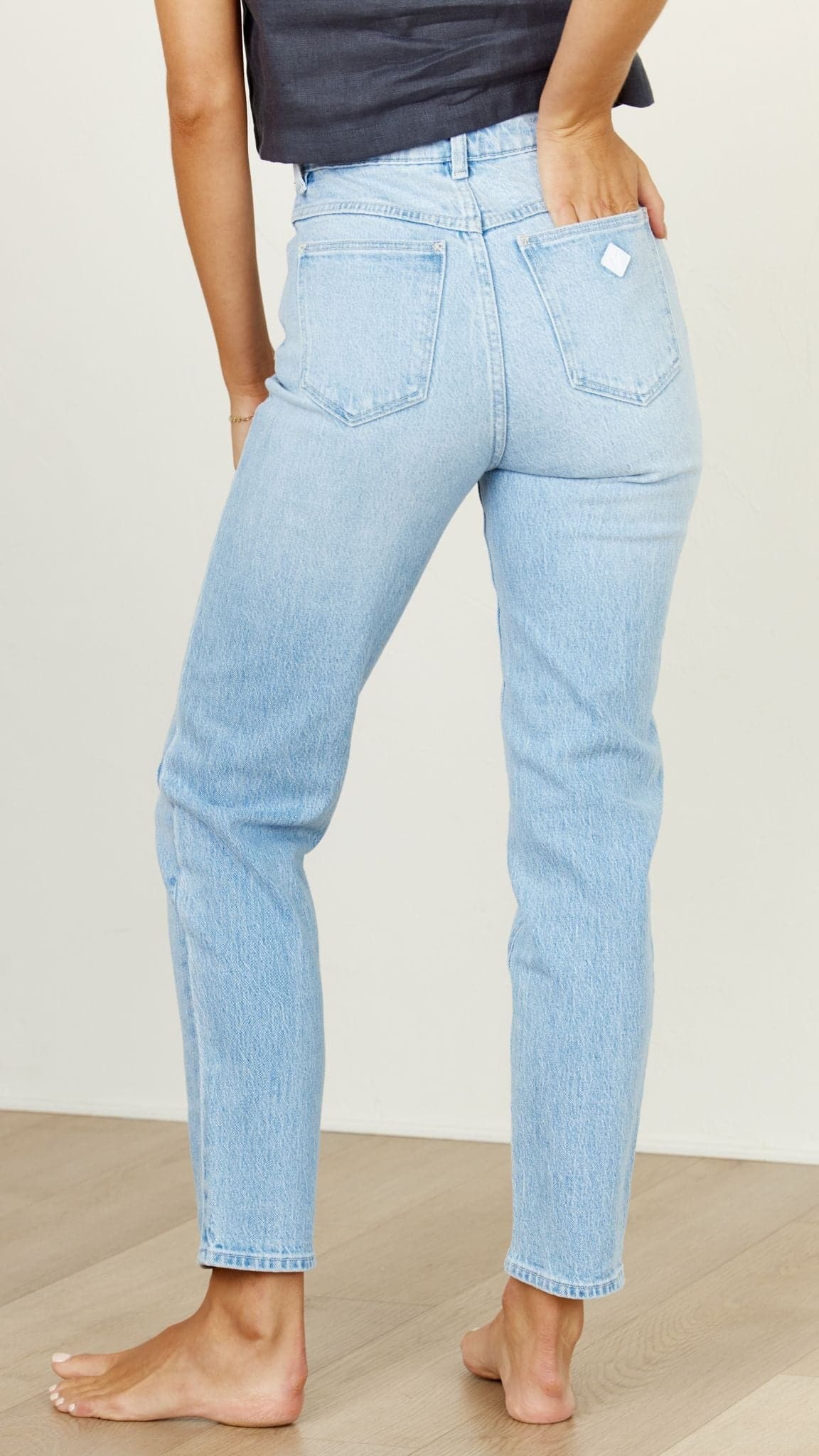 Abrand Women's High Waist Slim Fit Jeans - 94% Cotton Stretch Denim Pants for Casual Wear & Everyday Outfits