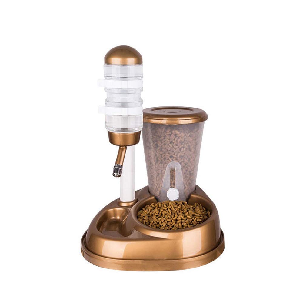 Automatic Pet Feeder and Water Fountain for Cats & Dogs - Large Capacity Food & Water Dispenser Bowl - Perfect for Home, Travel, and Busy Pet Owners