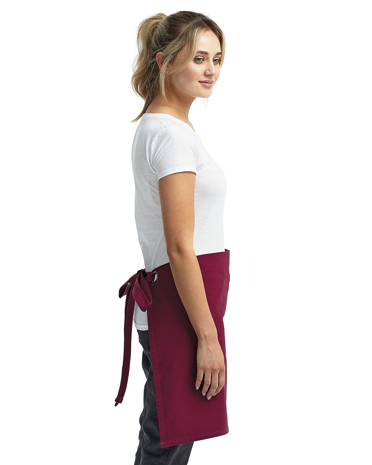 Reprime RP131 Heavy Duty Unisex Canvas Waist Apron - Artisan Collection for Cooking, Gardening & DIY Projects - Durable Cotton Work Apron for Chefs, Artists & Craftsmen