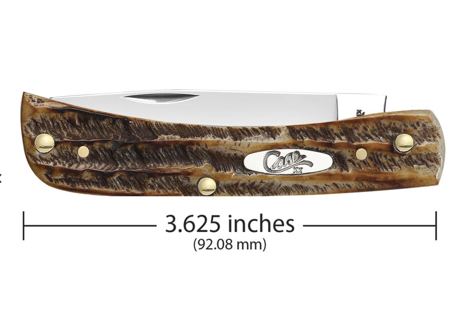 BoneStag Sod Buster Jr® 6.5 Pocket Knife - Case 65310 - Durable Folding Knife for Outdoor, Camping & Everyday Carry (EDC)