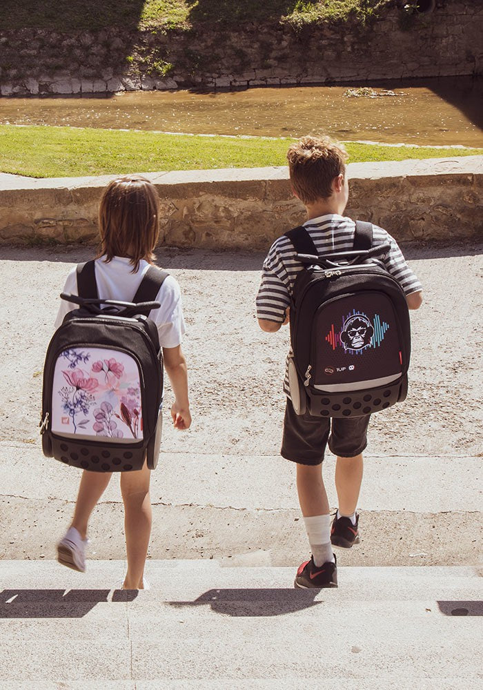 Nikidom Roller UP Trolley School Backpack with Wheels - Lightweight Travel Luggage for Kids & Teens - Perfect for School, Travel, and Daily Commute