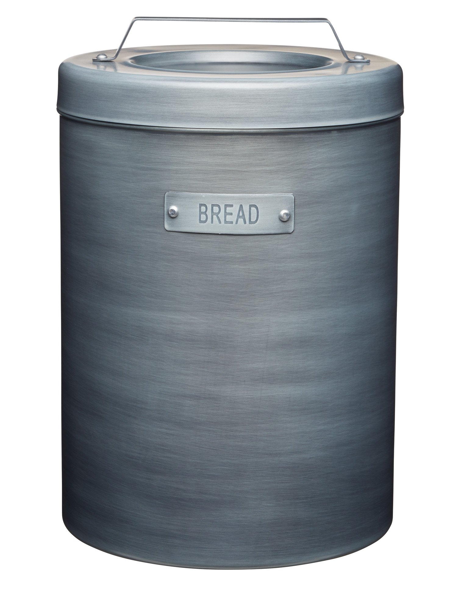 Vintage-Style Metal Bread Bin for Kitchen – 23 x 23 x 34.5 cm (9