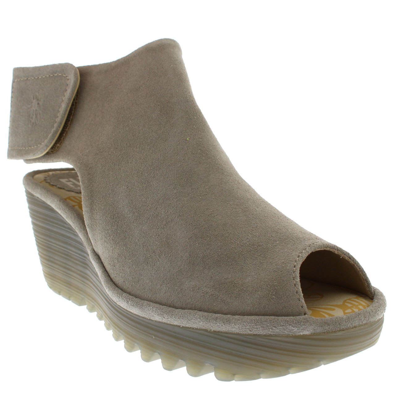 Fly London Women's Open-Toe Heels Pumps - Comfortable & Stylish Dress Shoes for Work, Party & Special Occasions