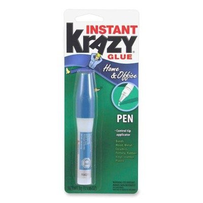 Krazy Glue Pen - Instant Strong Adhesive for Home, Office & DIY Projects - Perfect for Repairs, Crafts & Quick Fixes