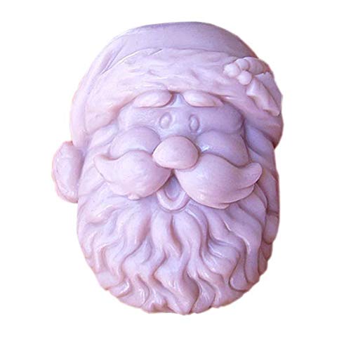 Premium Santa Claus Silicone Soap Molds - Christmas Theme DIY Craft Art Soap Making Kit for Handmade Gifts & Holiday Decorations - Perfect for Christmas Soap Making, Candle Making, and Resin Crafts by YSCEN
