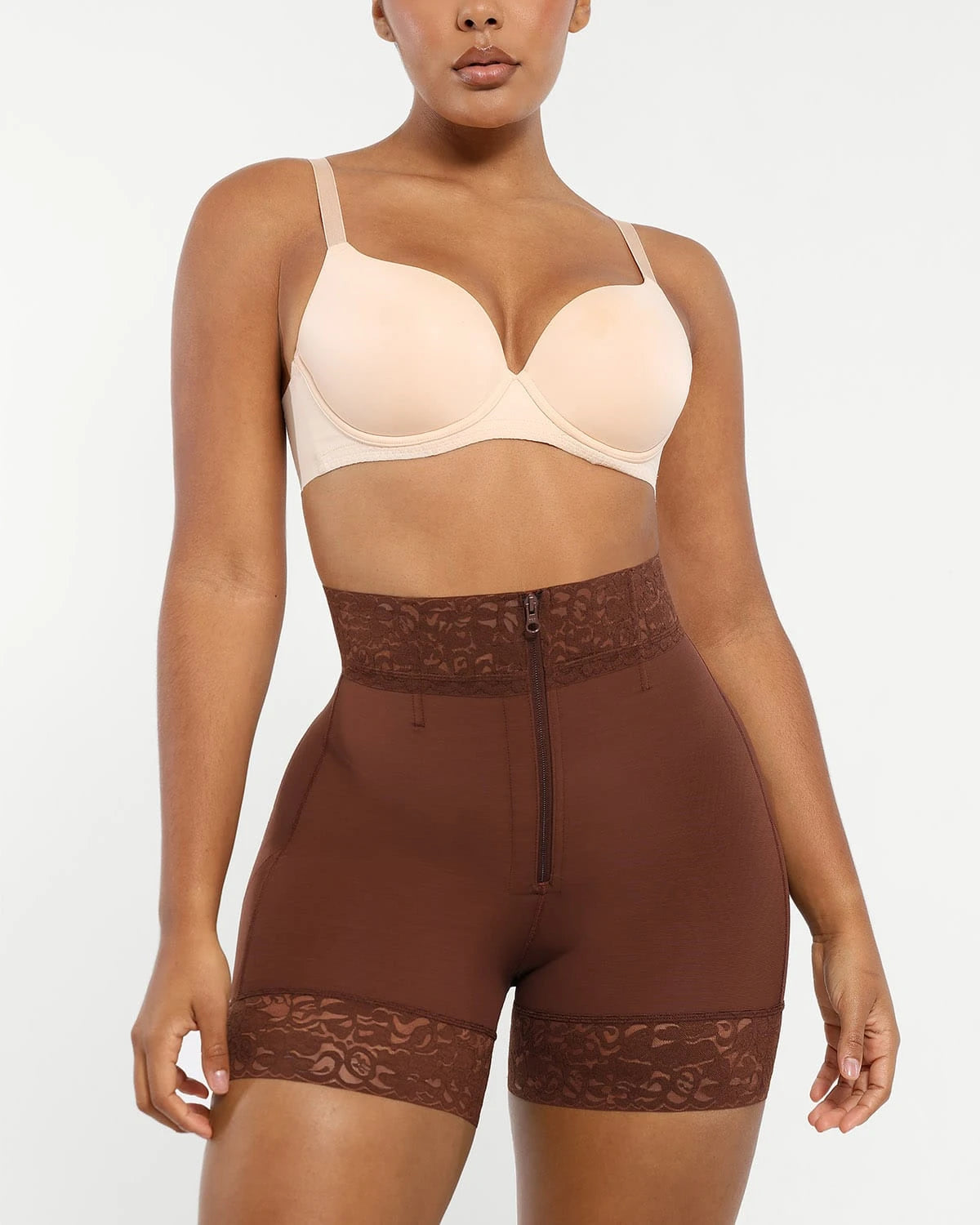 AirSlim® Mid Rise Steel Boned Butt Lifting Shapewear Shorts - Tummy Control & Body Shaper for Women - Perfect for Workout, Dress Wear & Everyday Comfort