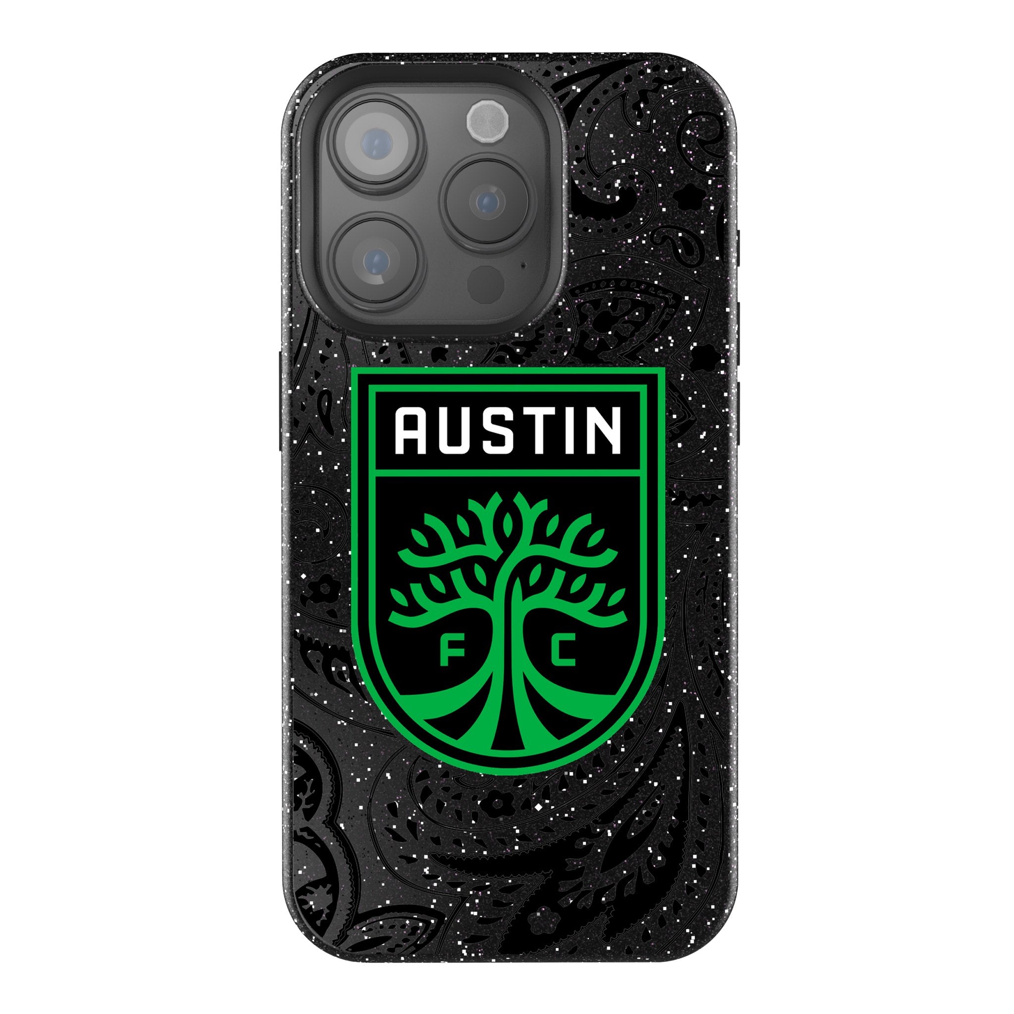Austin FC Paisley Bling Phone Case - Stylish Protective Cover for iPhone & Samsung | Perfect for Soccer Fans, Game Days & Everyday Use