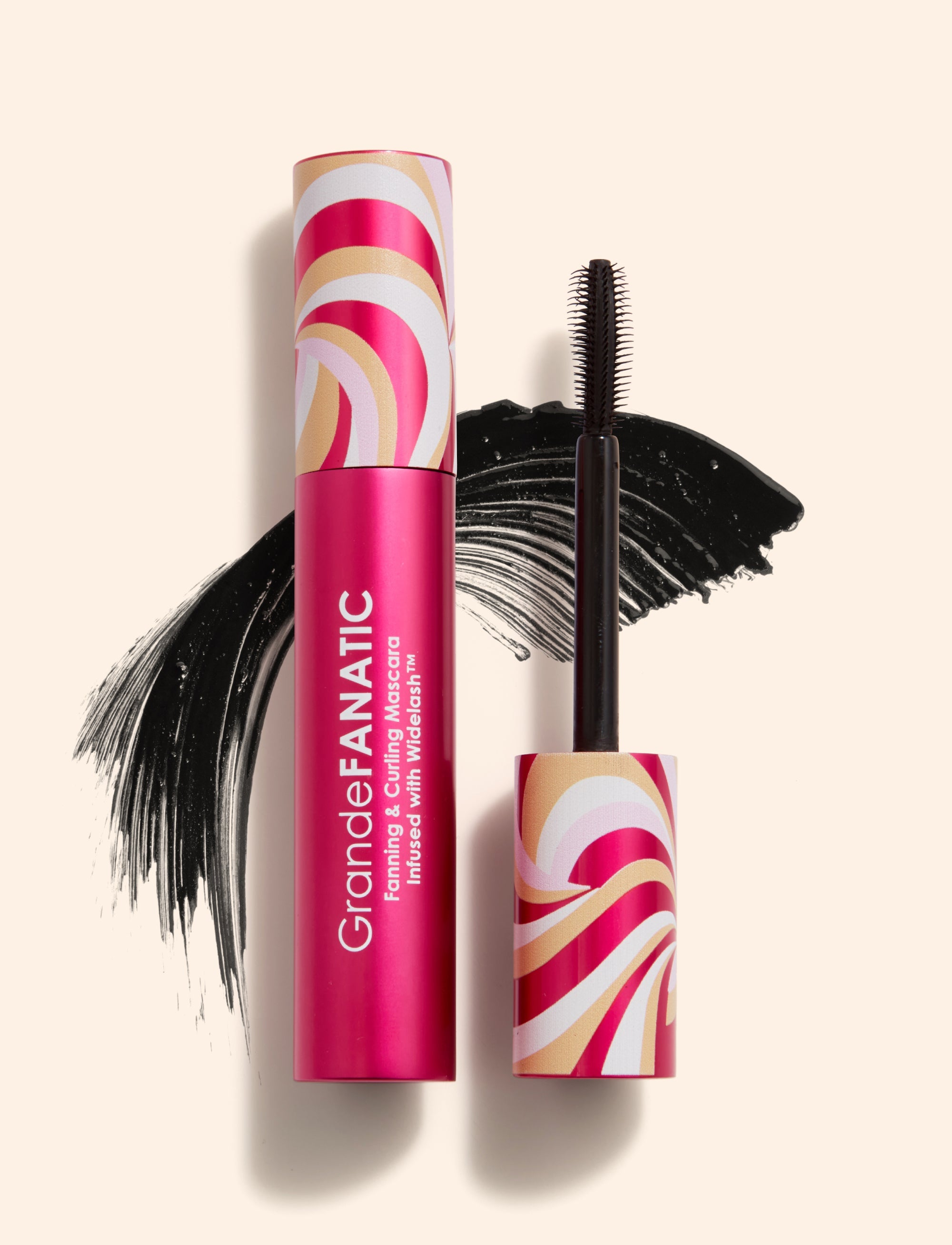GrandeFanatic Fanning Curling Mascara - Volumizing & Lengthening for Dramatic Lashes | Perfect for Day to Night Makeup Looks
