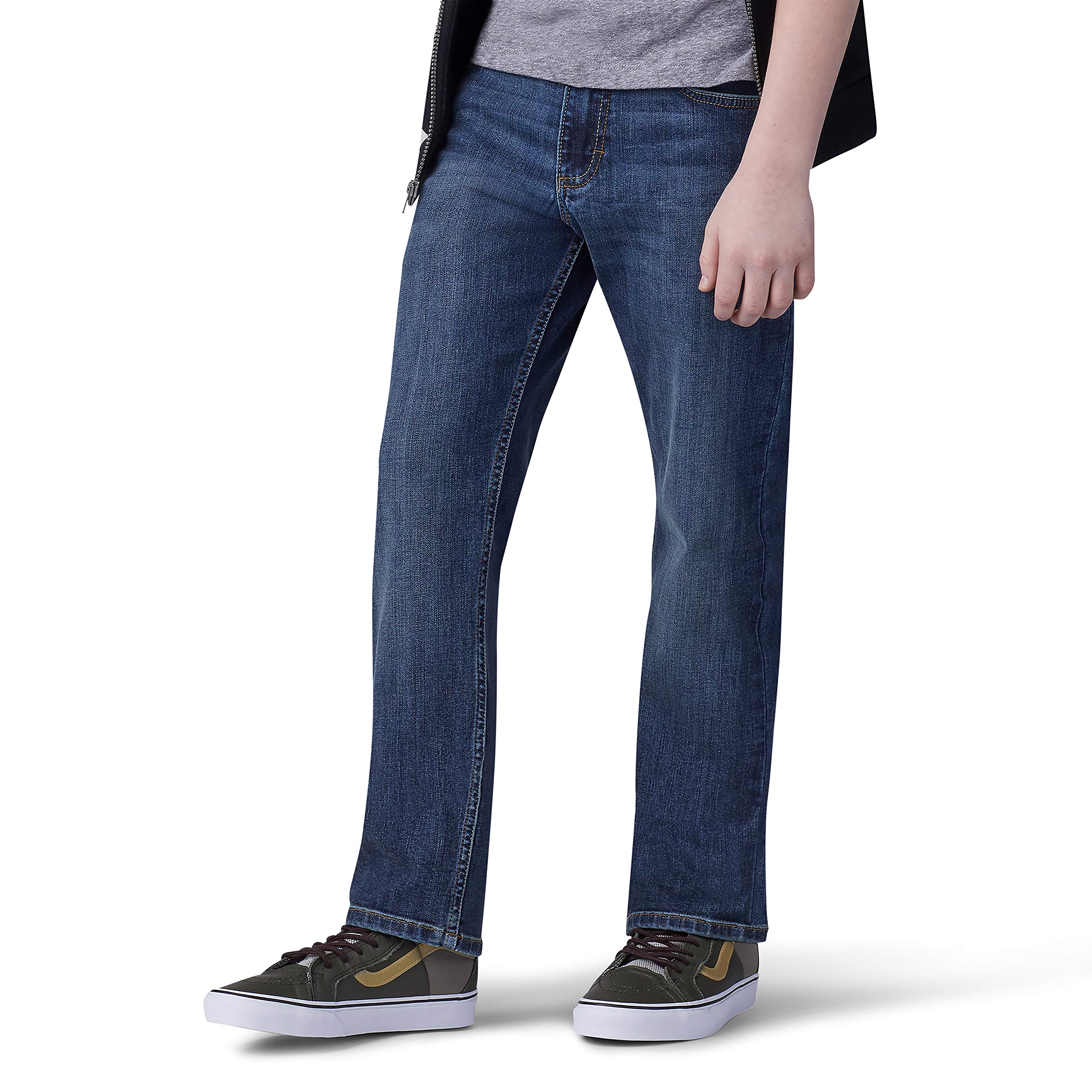 Lee Boy Proof Fit Straight Leg Jeans for Men - Classic Comfortable Denim Pants for Casual Wear, Work & Everyday Outfits