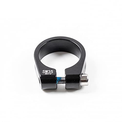 RNAGRET 31.8/34.9/37mm Aluminum Alloy Bike Seat Clamp - Universal MTB & Road Bicycle Seatpost Clamp for Secure Cycling - Perfect for Mountain Bikes, Commuter Bikes & Cycling Upgrades