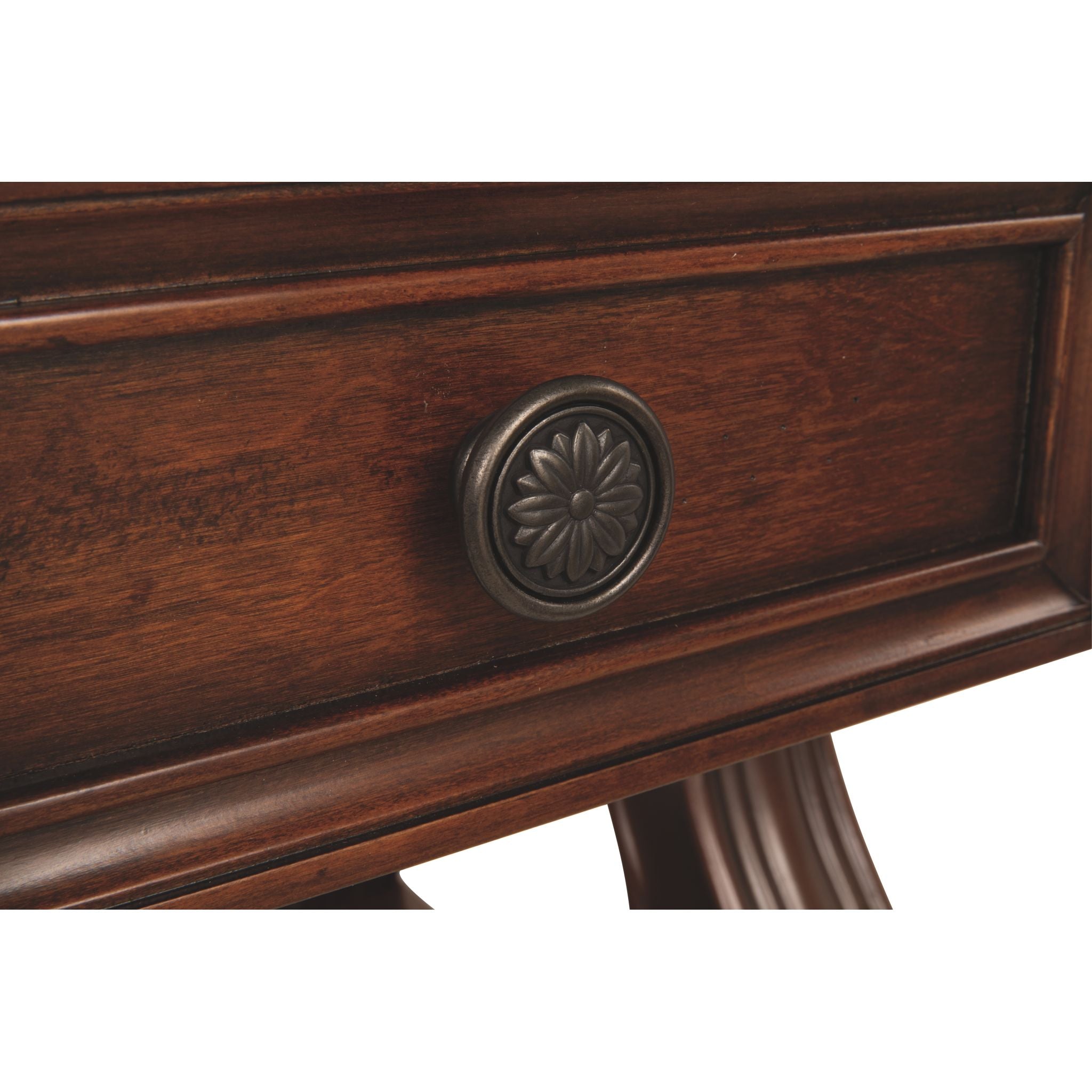 Alymere Rustic Brown End Table - Small Side Table for Living Room, Bedroom, or Office - Perfect for Coffee, Books, and Decor