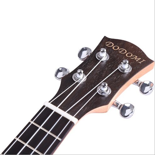 Premium 23 Inch Purple Ukulele with Built-in EQ Pickup - Solid Sapeliwood & Rosewood Construction, Bluetooth Speaker Connectivity - Perfect for Beginners, Travel & Beach Performances