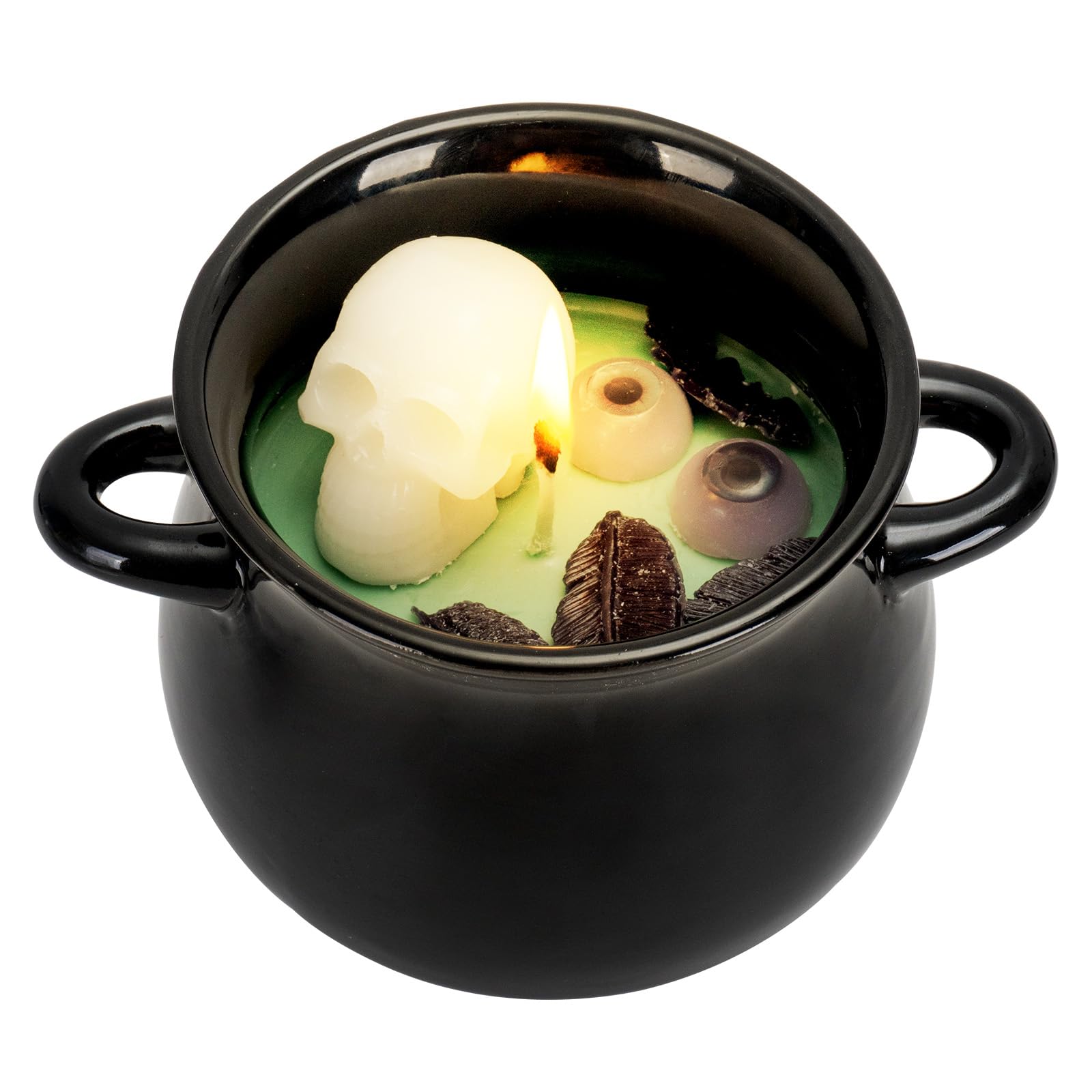 Vintage Halloween Witches Candle Cauldron Decor - Gothic Farmhouse Candles for Home, Bar & Indoor Tables - Unique Halloween Gift for Men & Women - Perfect for Spooky Parties & Cozy Autumn Decor